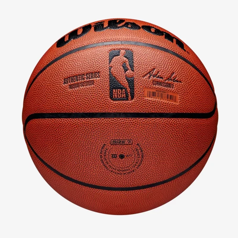 Wilson NBA Authentic Bola de basquetebol interior e exterior tamanho 7 castanho