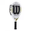 Raquete de padel Wilson Optix V2 Lite - forma de gota, núcleo EVA macio, superfície em fibra de vidro, preto/verde