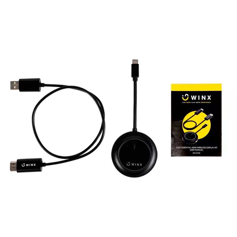 Kit de ecrã sem fios WINX CAST Essential Full HD transmissor e recetor HDMI