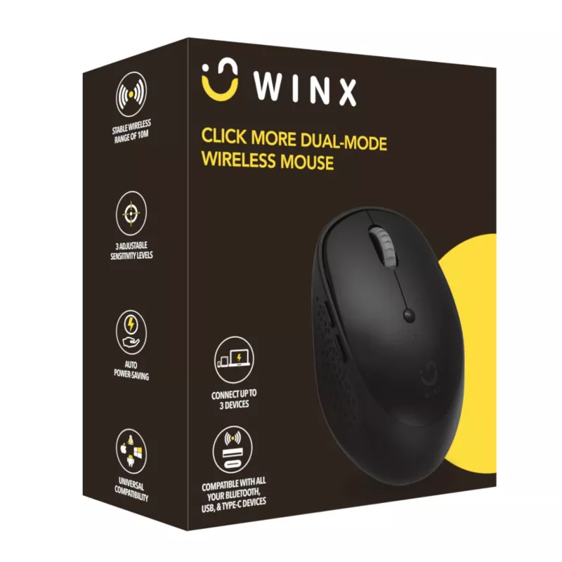 WINX CLICK More Rato sem fios dual-mode - preto
