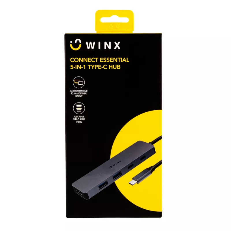 Hub Type-C 5 em 1 WINX CONNECT Essential