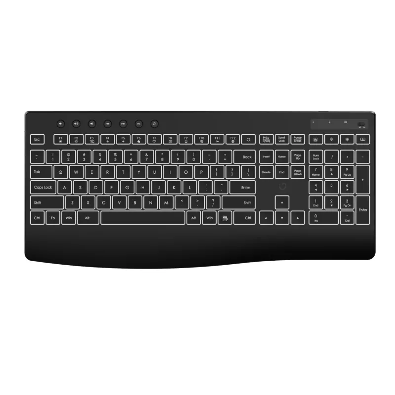 WINX DO Business Combo de teclado e rato com fio retroiluminados