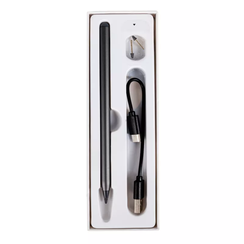 Stylus WINX DOODLE Max USI 2.0 - 4096 Níveis de Pressão, Rejeição da Palma, Deteção de Inclinação, Recarregável por USB-C, Space Grey