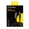 Cabo WINX LINK Pro Type-C 1 m 100W PD USB 2.0 480Mbps preto