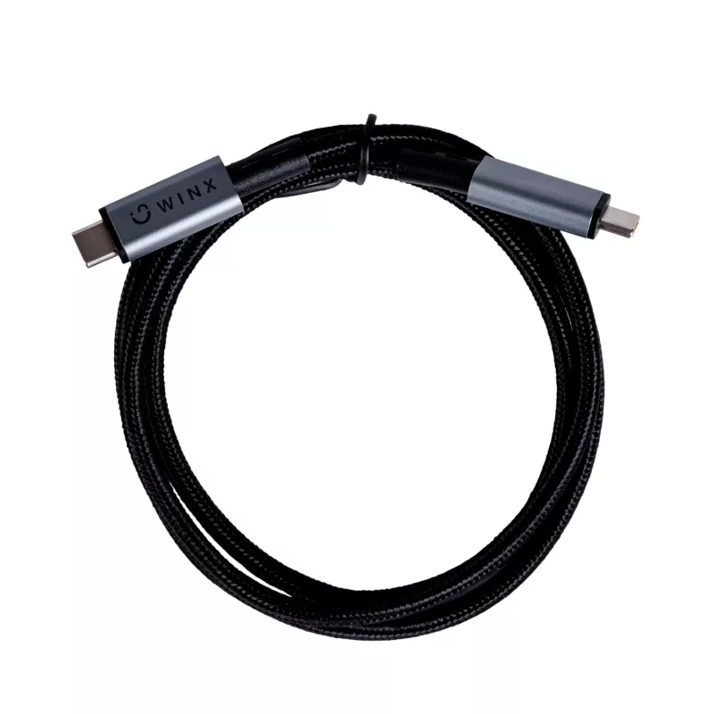 Cabo WINX LINK Pro Type-C 1 m 100W PD USB 2.0 480Mbps preto