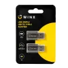 Adaptador WINX LINK Simple USB para Type-C pack duplo (USB-A macho para USB-C fêmea, 5Gbit/s, 15W, Space Grey, pack de 2)