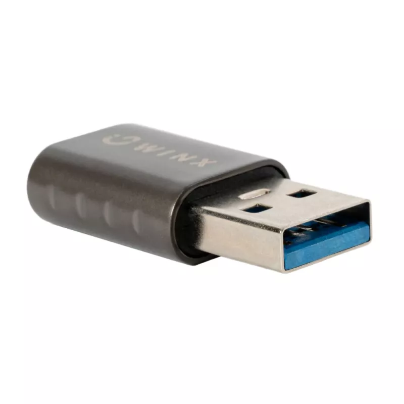 Adaptador WINX LINK Simple USB para Type-C pack duplo (USB-A macho para USB-C fêmea, 5Gbit/s, 15W, Space Grey, pack de 2)