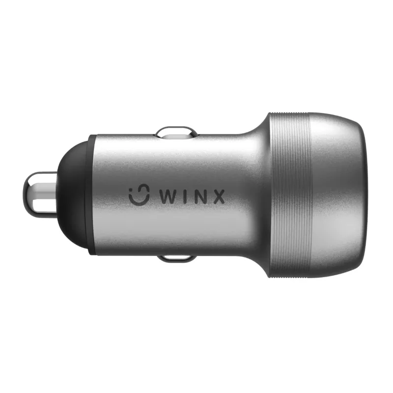 Carregador de automóvel WINX POWER Fast 89W - USB-C PD 67W + USB-A QC 18W, preto
