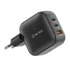 Carregador de parede WINX POWER Max 65W GaN - 2x USB-C PD, 1x USB-A QC, preto