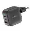 Carregador de parede WINX POWER Max 65W GaN - 2x USB-C PD, 1x USB-A QC, preto