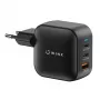 Carregador de parede WINX POWER Max 65W GaN - 2x USB-C PD, 1x USB-A QC, preto