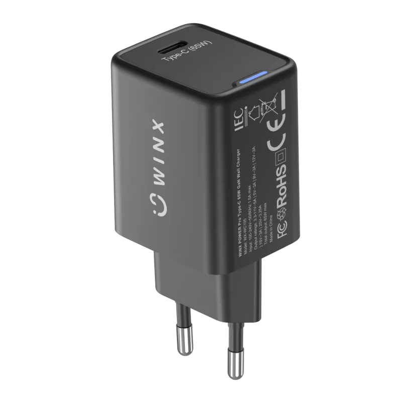 WINX POWER Pro Fonte de alimentação Type-C 65W GaN