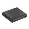 Carregador de secretária GaN WINX POWER Ultra 140W - 2x USB-C PD 100W + USB-A QC 22.5W, preto