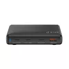 Carregador de secretária GaN WINX POWER Ultra 140W - 2x USB-C PD 100W + USB-A QC 22.5W, preto