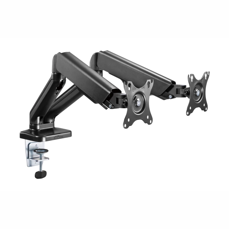 Suporte de monitor duplo WINX RISE Pro Dual Full Motion - braço de secretária com mola a gás para 2 ecrãs 17
