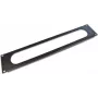 Wirewin Placa de Entrada de Cabos 19 Polegadas 2U sem Escova, Preto RAL9005 (KDP 2HE OB BL)