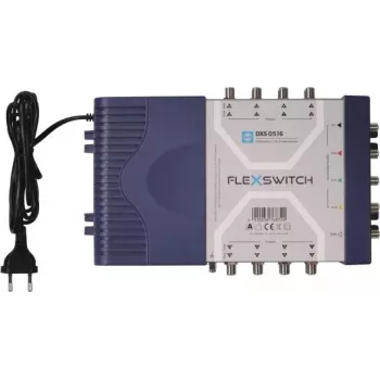 WISI DXS0516 FLEXSWITCH Multiswitch 5 entradas 16 saídas SAT/Terr