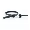 Abraçadeiras de nylon pretas estabilizadas aos UV WKK 100 x 2,5 mm, pack de 100