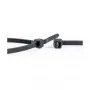 Abraçadeiras de nylon pretas estabilizadas aos UV WKK 100 x 2,5 mm, pack de 100