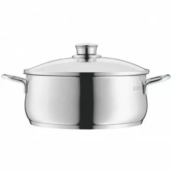 WMF Diadem Plus Panela de assar 16 cm, 1,5 L, redonda, aço inoxidável (0730176040)