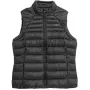Colete de penas para mulher 4F F091 Deep Black 4FSS23TDJAF091 20S