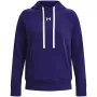 Sweatshirt com capuz Under Armour Rival Fleece HB para mulher Midnight Navy