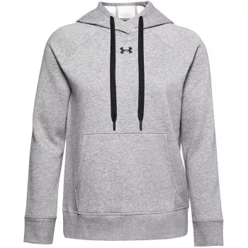 Hoodie Under Armour Rival Fleece HB mulher Mod Gray Light Heather