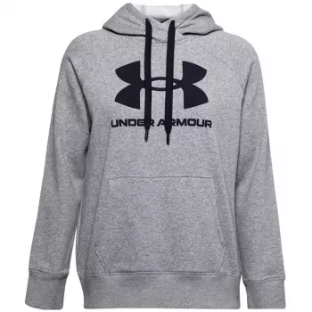 Hoodie Under Armour Rival Fleece Logo mulher cinzento modal