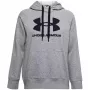 Hoodie Under Armour Rival Fleece Logo mulher cinzento modal