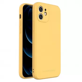 Capa de silicone Wozinsky para Apple iPhone XS Max amarela