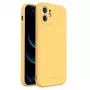 Capa de silicone Wozinsky para Apple iPhone XS Max amarela