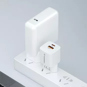 Wozinsky CMWCW 20W USB-C / USB-A Fonte de alimentação - Branco