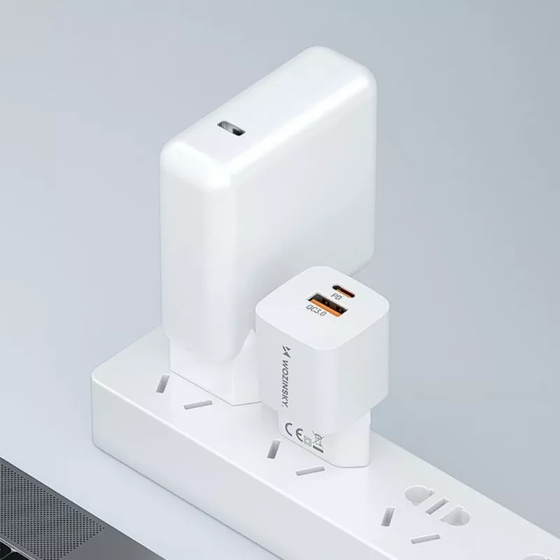 Wozinsky CMWCW 20W USB-C / USB-A Fonte de alimentação - Branco