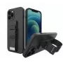Capa Wozinsky para Samsung Galaxy A52s 5G / A52 5G / A52 4G com cordão de gel e corrente preta