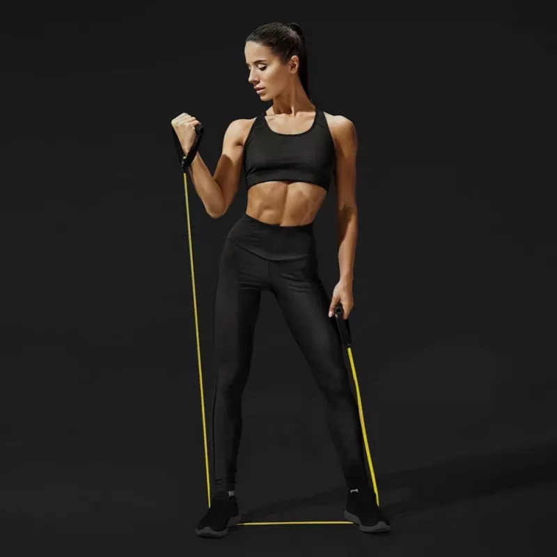 Wozinsky conjunto de 5 bandas de fitness Exercise Expander + acessórios (WRTS5-01)