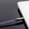 Wozinsky Cabo USB-C para USB-C 3m Preto 60W PD carregamento rápido e sincronização de dados