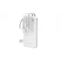 Wozinsky W11-W Powerbank 10000mAh 10W com cabos integrados e lanterna Branco