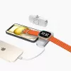 Cabo Wozinsky White Lightning (macho) - 1m USB-A para Lightning, branco