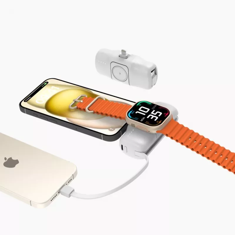 Cabo Wozinsky White Lightning (macho) - 1m USB-A para Lightning, branco