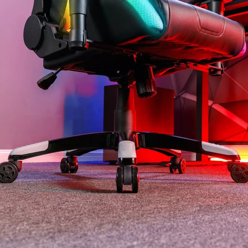 X Rocker Agility Compact Cadeira de escritório gaming eSports com iluminação LED e controlo por app - Preto (2023028)