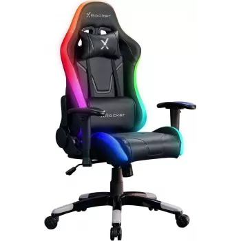 X Rocker Agility Compact Cadeira de escritório gaming eSports com iluminação LED e controlo por app - Preto (2023028)