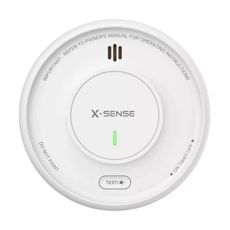 X-Sense XS0D-MR61 Detetor de Fumo Fotoelétrico Interligado com Gateway, Compatível com App, Bateria de 10 Anos