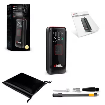 Bomba elétrica Xblitz AIRMASTER 150 PSI digital LED com paragem automática