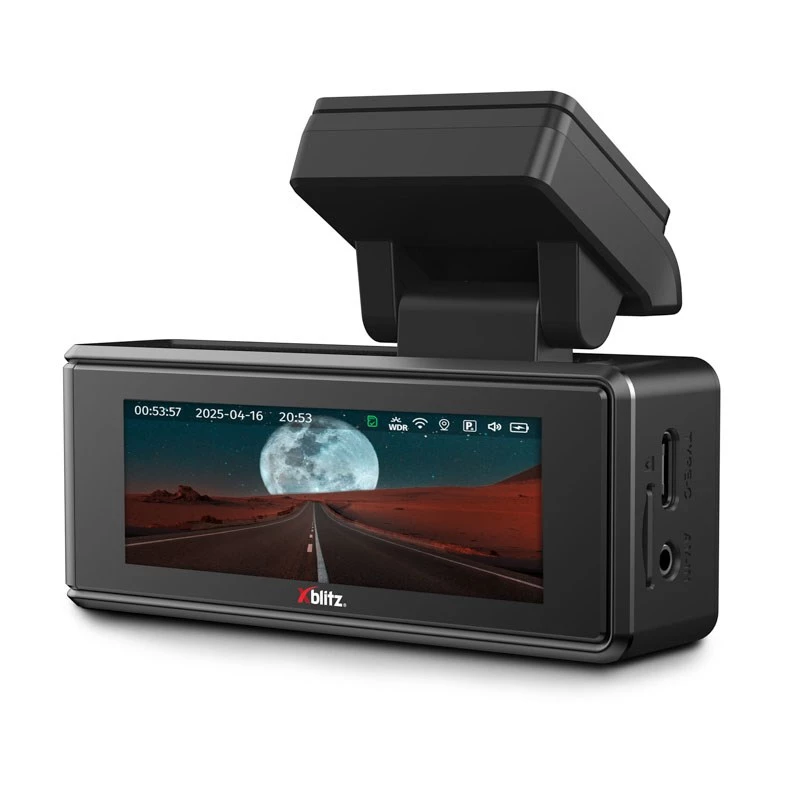 Gravador de vídeo premium XBLITZ STELLAR com sensor STARVIS, Wi-Fi e GPS
