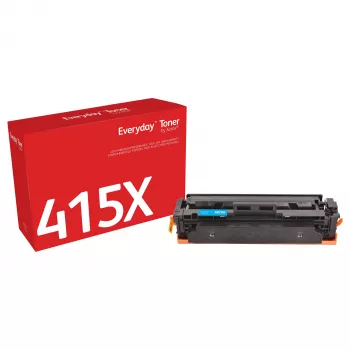 Xerox Everyday Tinteiro de toner ciano de alto rendimento para HP 415X (W2031X) - 006R04189