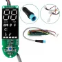 Painel de visualização Xiaomi M365/Mi3/Essential/1S/Pro/Pro2 Dashboard e kit de capa de silicone protetora