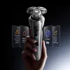 Máquina de barbear elétrica Xiaomi Mijia Pro portátil prata | máquina de barbear elétrica para homem | EU, USB Type-C