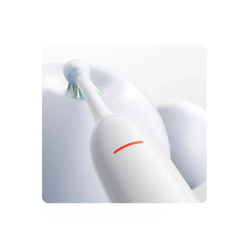 Xiaomi Mijia Escova de dentes elétrica inteligente com oscilação servo Pro branco – sónica, 39.600 vibrações/min, Bluetooth, IPX7, carregamento sem fios, EU