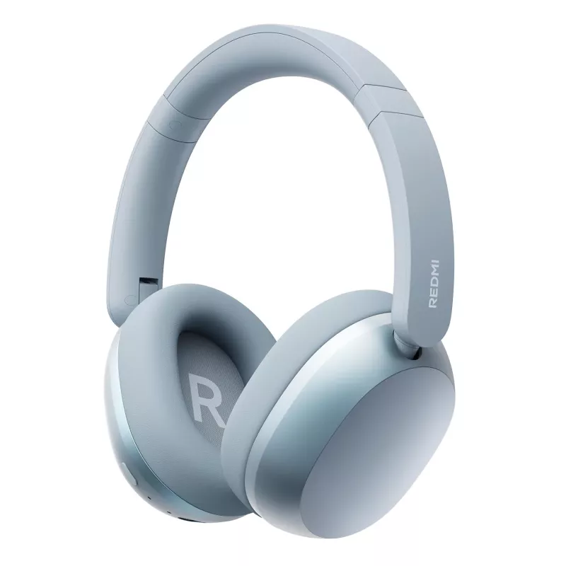 Xiaomi Redmi Headphones Neo BHR08W6GL auscultadores sem fios over-ear, Bluetooth 5.4, cancelamento de ruído, microfone, drivers de 40 mm, bateria de 72 h, Mist Blue