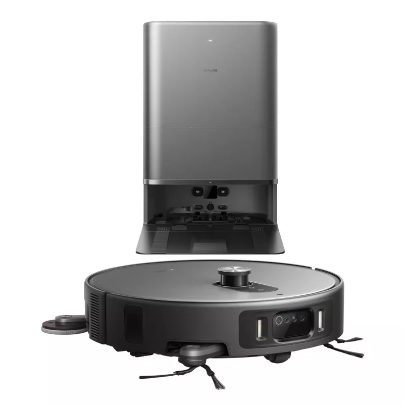 Xiaomi Robot Vacuum 6 Max Aspirador Robô com Estação Omni, 35000 Pa, Cinzento